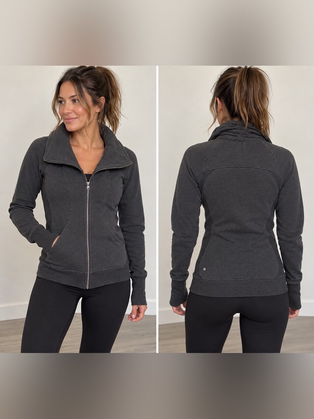🩶 Lululemon Define Jacket Dark Gray Size 2 • Pre-Loved Excellent • MSRP $118 ✨